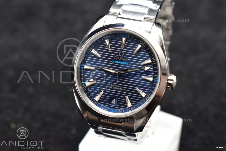 Blue Terra 1:1 Bracelet SS A8900 On Dial SS Best 150M VSF Aqua Edition 1222